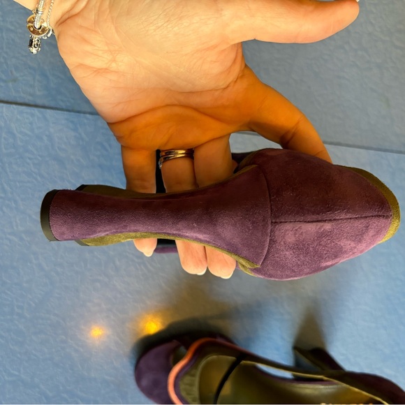 Prada Fairies suede high heels shoes size 40 - Picture 10 of 12